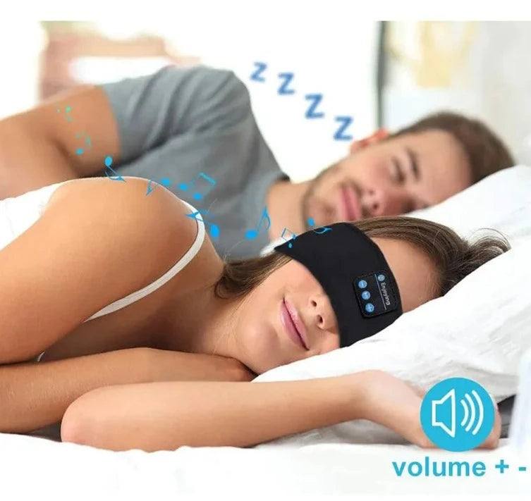 Fone Bluetooth faixa para esportes e dormir confortável