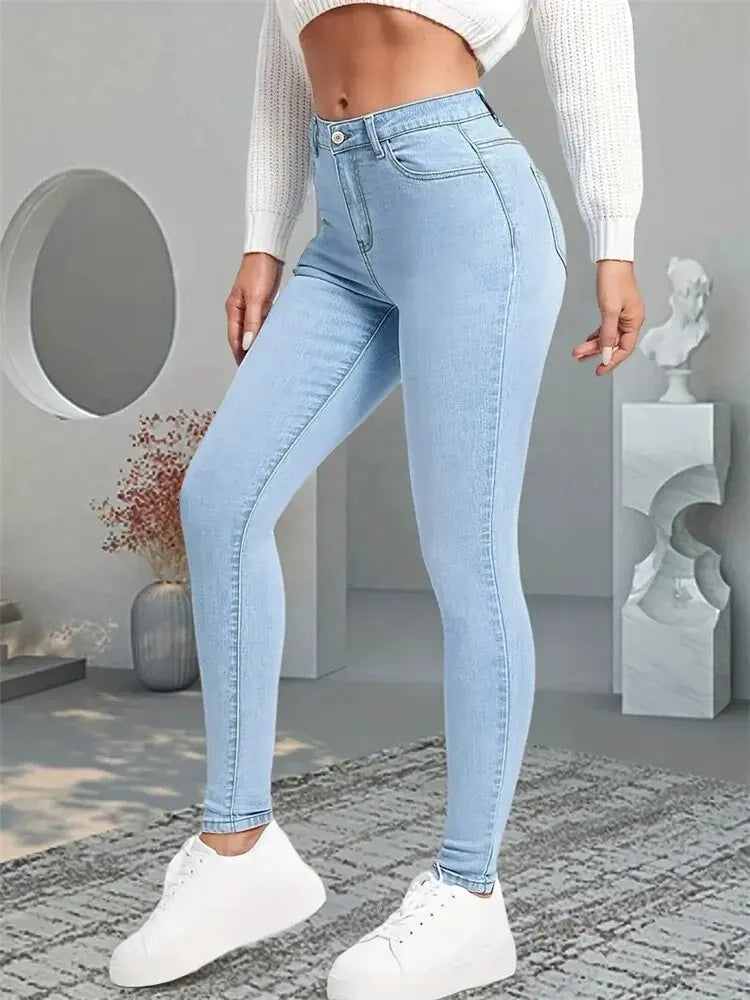 Calça jeans skinny feminina