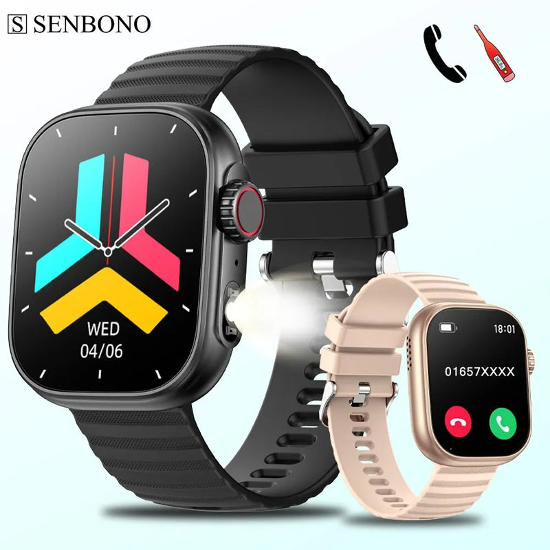 Smartwatch com  lanterna