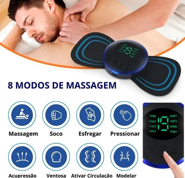 Massageador elétrico para alívio de dores e fadiga na servival ,pernas e todo o corpo